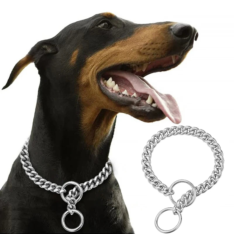 Gold Cuban Dog Collar