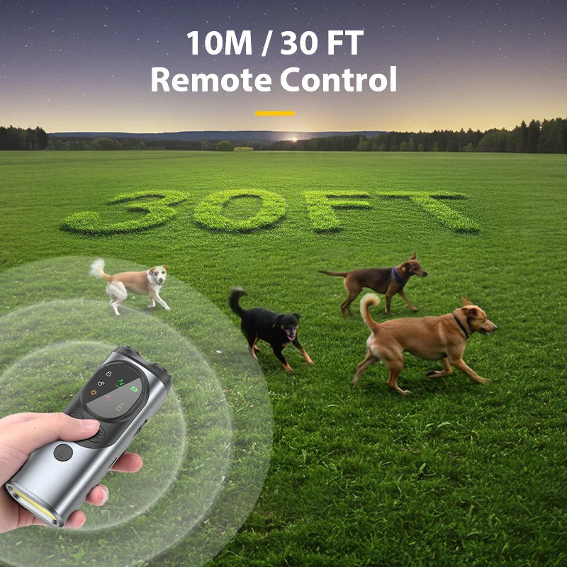 Ultrasonic Dog Repeller Anti Barking Training Device