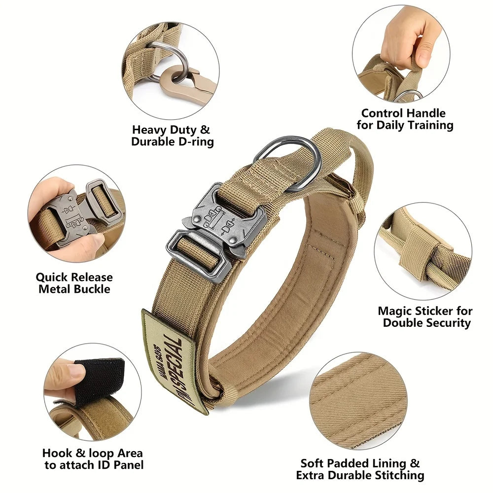 Heavy Duty Tactical Dog Collar