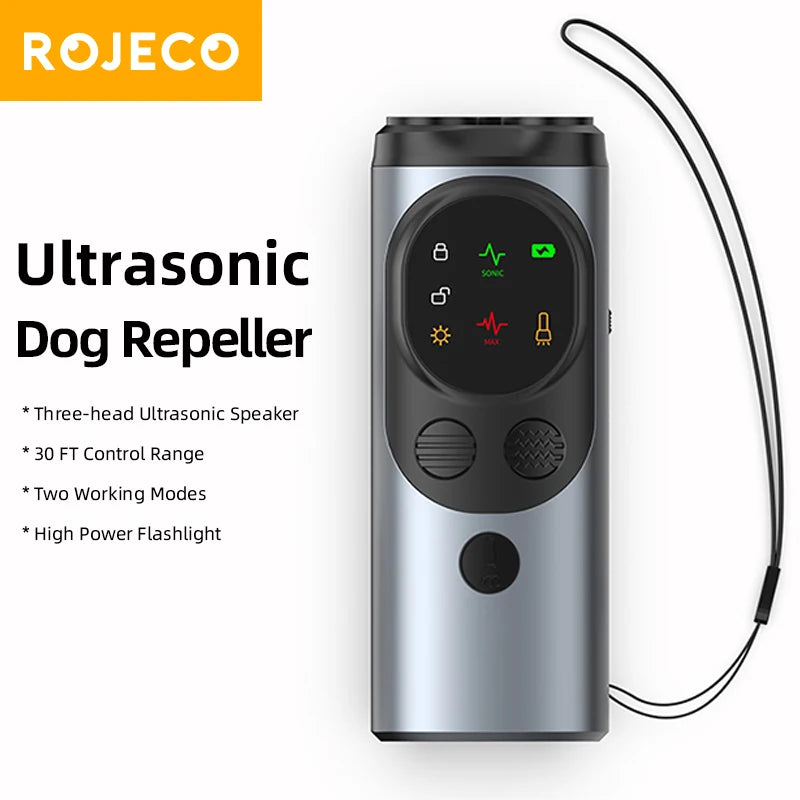 Ultrasonic Dog Repeller Anti Barking Training Device