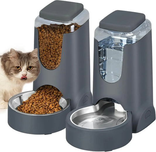 Automatic Pet Feeder and Water Dispenser
